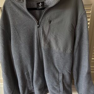 Skechers Sport Men’s 1/4 zip Long Sleeve Pullover 2XL Activewear Silver Gray!